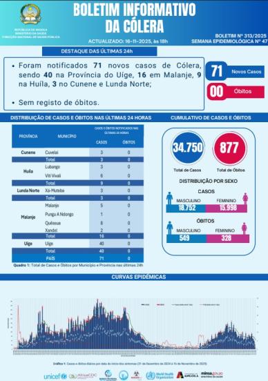 Boletim de Colera 2025 Nº 313